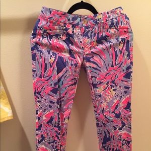 VGUC Lilly pulitzer kelly pants size 4